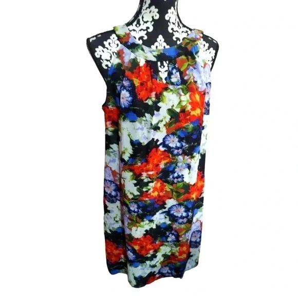 Agb Sleeveless Floral Dress - Picture 1 of 3